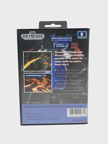 Thunder Force III Sega Genesis en caja - Imagen 3 de 6