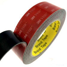 3M™ VHB 5952 50mm x 3m x 1.1mm Double Sided Tape BLACK Strong Acrylic Mounting