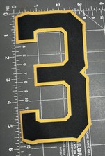Number Three #3 Salt Lake Bees Triple AAA Minor Major League Baseball MLB Patch