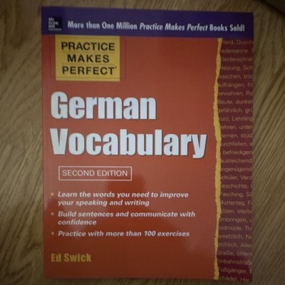 McGraw-Hill Practice Makes Perfect German Vocabulary 2nd Ed Ed Swick PB 2003