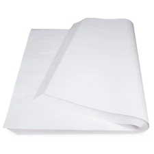 SatinPack 24" x 36" White Tissue Paper Sheets, Pack of 350, Durable 20# (33 G...