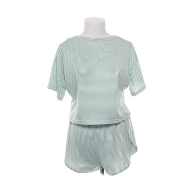 Pyjama, Größe: 42, Grün/Weiß/Mehrfarbig, Streifen #mKY