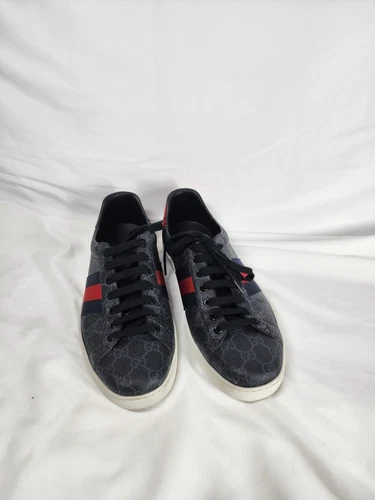 Baskets Gucci homme Ace GG Supreme monogramme 429445 États Unis Taille 11 SPBJKI 343436
