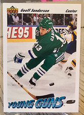 1991-92 Upper Deck Geoff Sanderson RC #588 Whalers