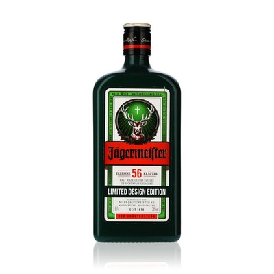 Jägermeister Likör 0,7l 35% vol. Flasche Designedition ''Herbal Green''