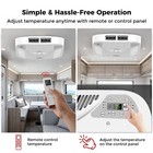 CAMPLUX 15K BTU RV Air Conditioner Heat Pump Low Startup 43dB Quiet 14x14" Fit — photo 6