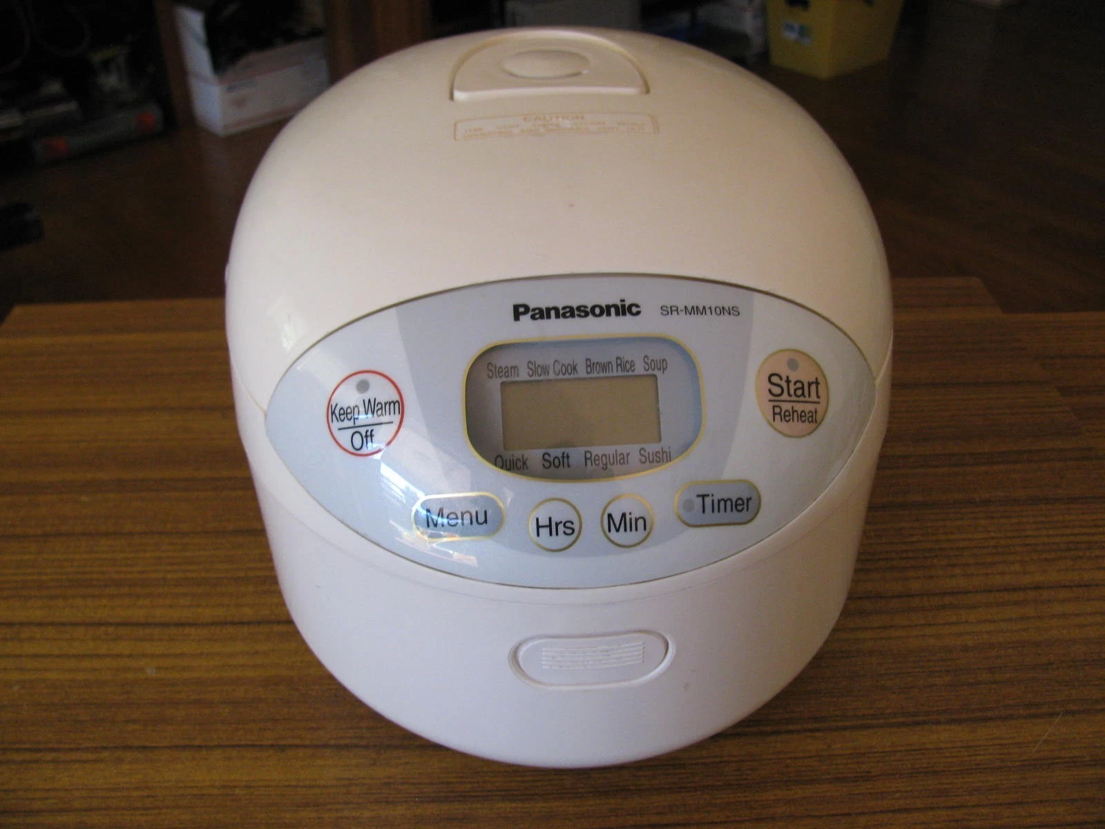 Panasonic SR-MM10NS ELECTRONIC 5-Cup Rice Cooker/Warmer CLEAN, WORKING