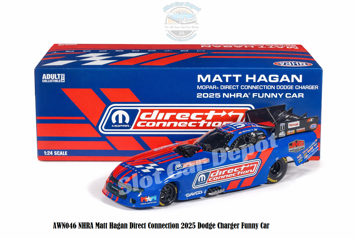 Auto World NHRA 2025 Matt Hagan Charger Direct Conn 1:24 Diecast