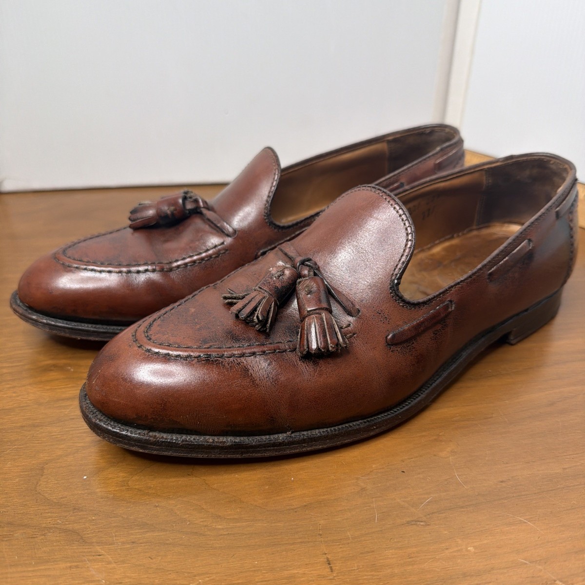 Brooks Brothers Alden Tassel Loafers Mens Size 10 D Leather 