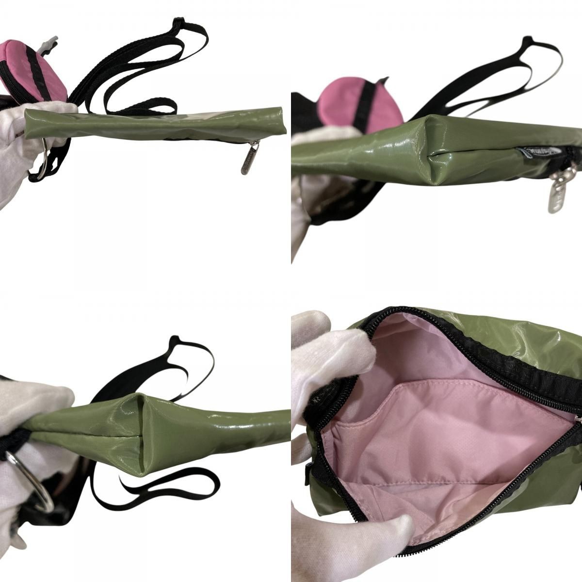 Ameri LeSportsac Multi Pouch Set Khaki Black Pink… - image 19