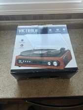 Victrola 3-in-1 Bluetooth Record Player - Mahogany