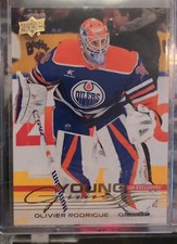 Oliver Rodrigue 2025-26 Upper Deck Young Guns #203 UD EXCLUSIVE /100 Oilers