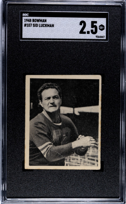Sid Luckman 1948 Bowman #107 SGC 2.5 Fresh Graded AL