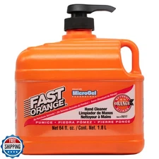 Fast Orange Permatex 25217 Pumice Lotion, Heavy Duty Hand Cleaner, Natural Ci