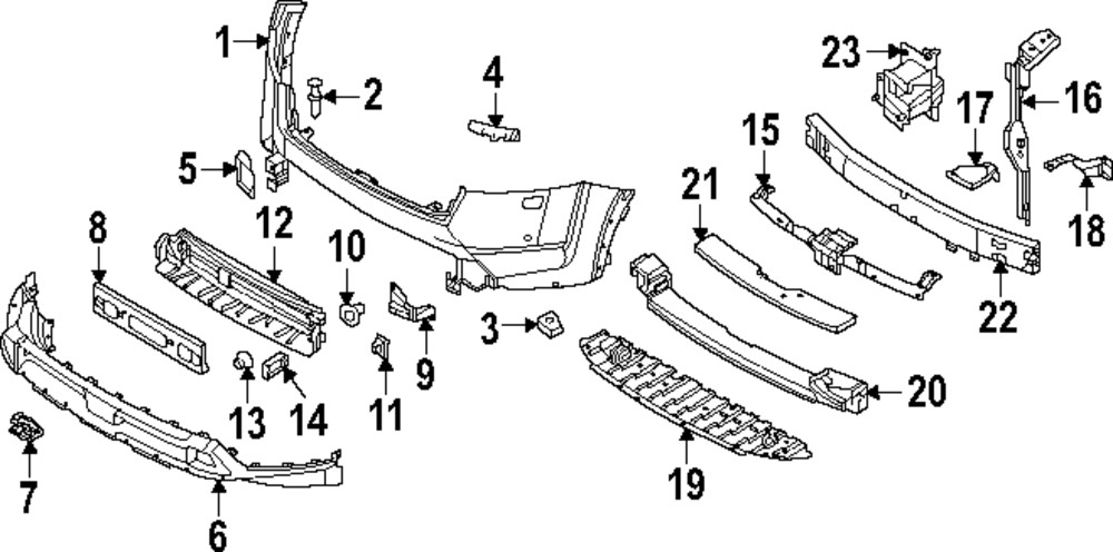 Absorbedor superior para Nissan Pathfinder 2022-2024 (P/N 62090-6TA0B)