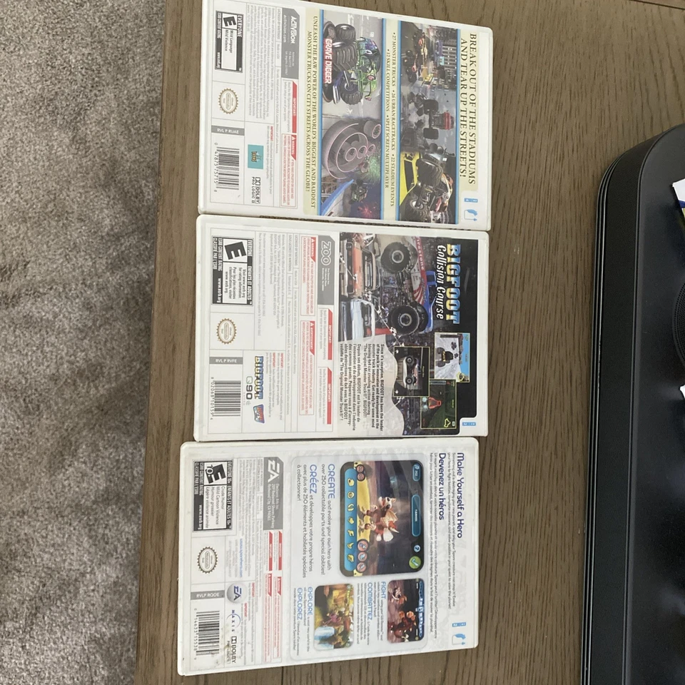 Lote de 3 juegos Nintendo WII Foto 3 de 4