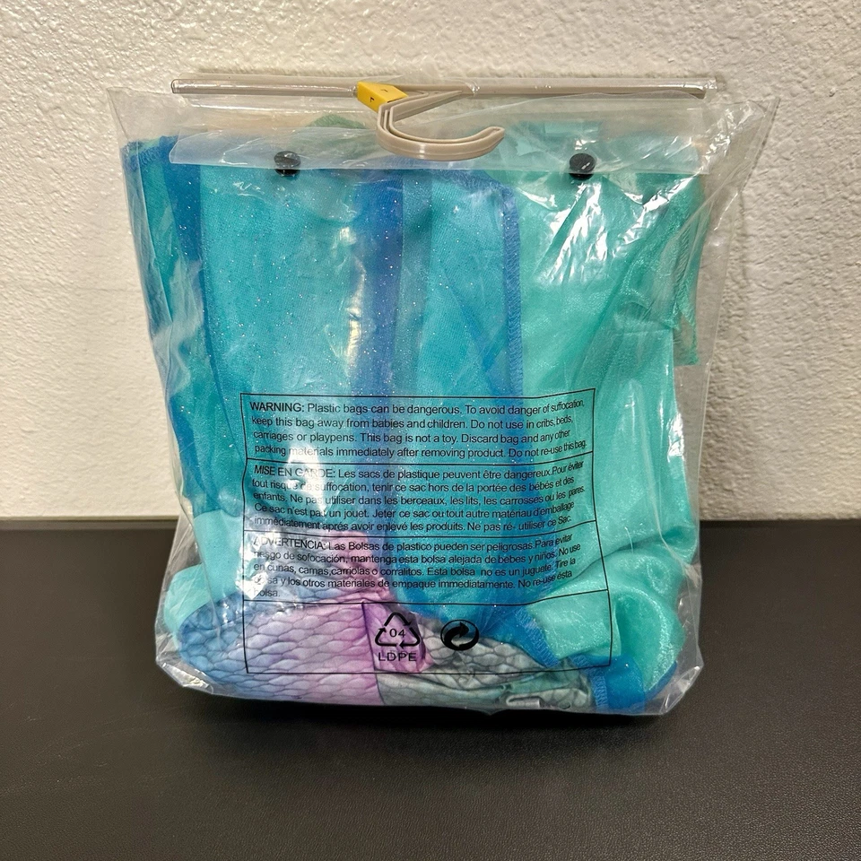 Fantasia Feminina de Halloween Disney Pequena Sereia Ariel Tamanho Grande (12-14) - Nova - Imagem 2 de 3