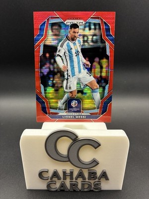 2024 Panini Prizm Conmebol Copa America - Lionel Messi /125 Red Pulsar #1