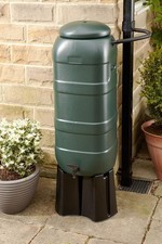 100L Mini Rainsaver Water Butt Kit with Lid, Base, Tap & Diverter