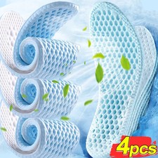 Latex Summer Cool Insoles Soft Sweat Absorb Deodorization Breathable Sport Shoe