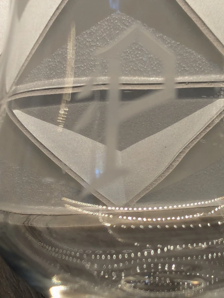 Juego de 4 copas de vino con monograma "P" Villeroy & Bosch vintage, cristal de gama alta Foto 2 de 4