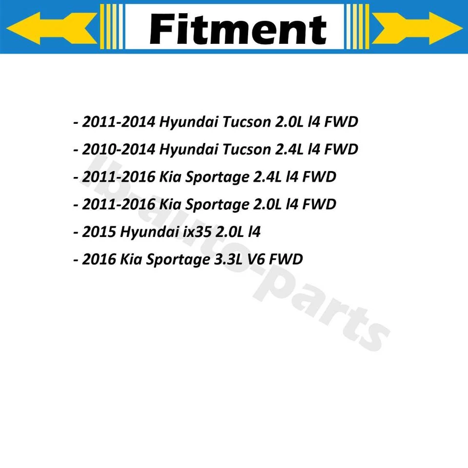 Manguera de freno trasera Dorman 2x para Hyundai ix35 2015 2,0 L 2016 Kia Sportage 3,3 L tracción delantera Foto 2 de 4