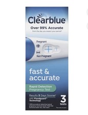 Clearblue Rapid Detection Analog Pregnancy Test 3 Pack White Urine