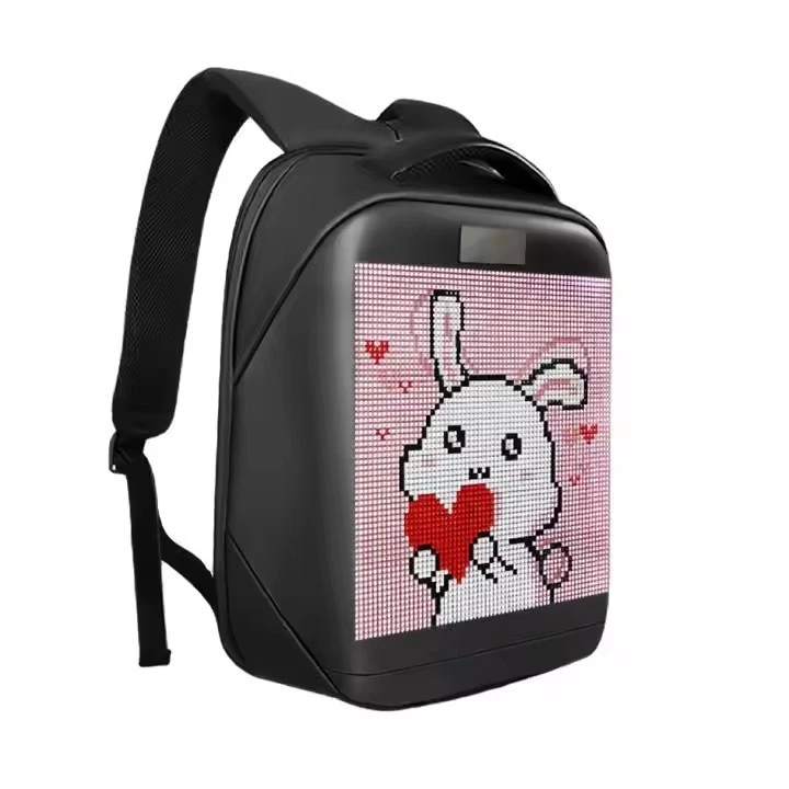 LED Rucksack Spectra HD 96×128 + Powerbank 10.000mAh, App, Schule, Bike, PIXLII - Bild 3 von 4