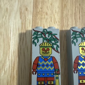 Lego Adventurers Jungle Amazon Pattern lot 2  1x2x5 + 1x8 Bricks 5936 5986 Ruins