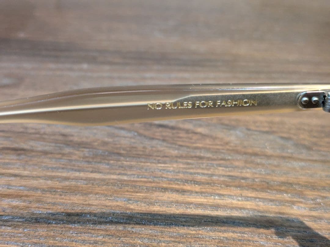 Ameri VINTAGE Acetate Sunglasses Gray Beige Frame… - image 7