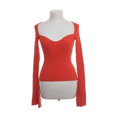 H&M, Strickpullover, Größe: 160, Rot, Polyamid/Viskose, Einfarbig #rJs