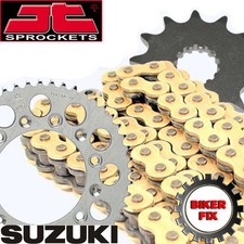 ADATTO PER SUZUKI RM500 D,E 1983-1984 GOLD Kit Catena e Pignone HDR Race