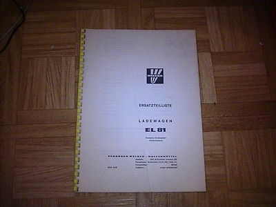 Orig. ETL Welger Ladewagen EL 81