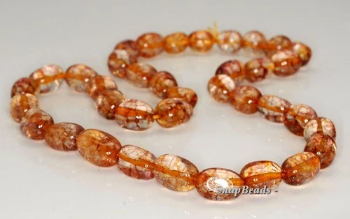 20X10-10X8MM CITRINE QUARTZ GEMSTONE GRADUATED NUGGET LOOSE BEADS 19inch - Picture 4 of 4