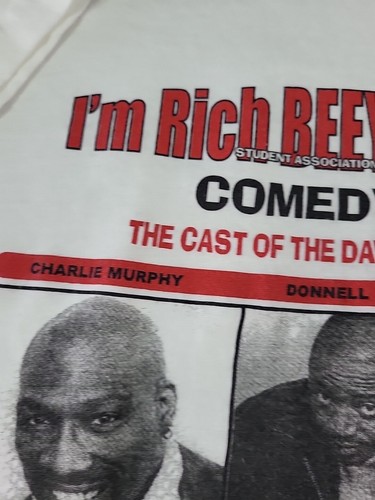 De colección Dave Chappelle "¡Soy rico Beeyatch!!" Camiseta Tour, Talla Mediana (M) 20x28 - Imagen 5 de 13