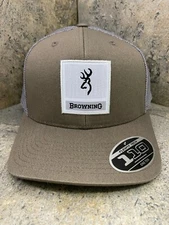 Browning Prowler Baseball Cap 308256861 Snapback Mid Profile Pewter