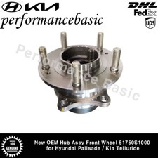New 51750S1000 OEM Hub Assy Front Wheel for Hyundai Palisade / Kia Telluride