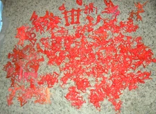 225+ MARX TIM-MEE MPC Plastic Vintage Red Indians Cowboys Totem Pole Toy Figure