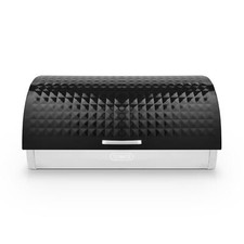 Image of Tower Bread Bin, T826206BLK Solitaire Range Rolltop Stainless Steel, Black