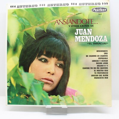 Ansiandote Y Otros Exitos de Juan Mendoza el Tariacuri Record LP VG S-1441