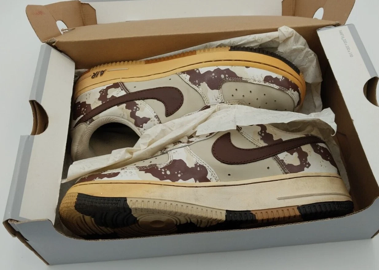 Nike Air Force 1 Low Premium ��LE GS 'Birch' CAMO 310577 221 taglia 6 5 Y AF1