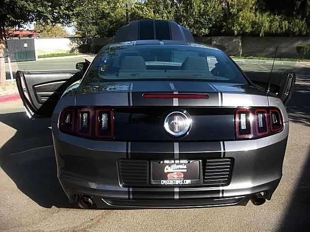 PARA FORD MUSTANG Rally Stripe vinilo gráfico RALLYE 3M mate 36 pies + rayas Foto 3 de 4