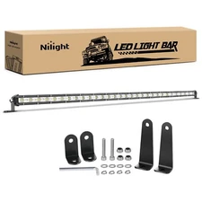 Nilight Single Row LED Light Bar Spot Flood Combo 31 Inch 90W Fog Light