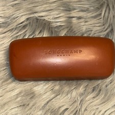 Longchamp Paris Brown Clam Shell Case Sunglasses Sun Eye Glass Glasses CASE ONLY