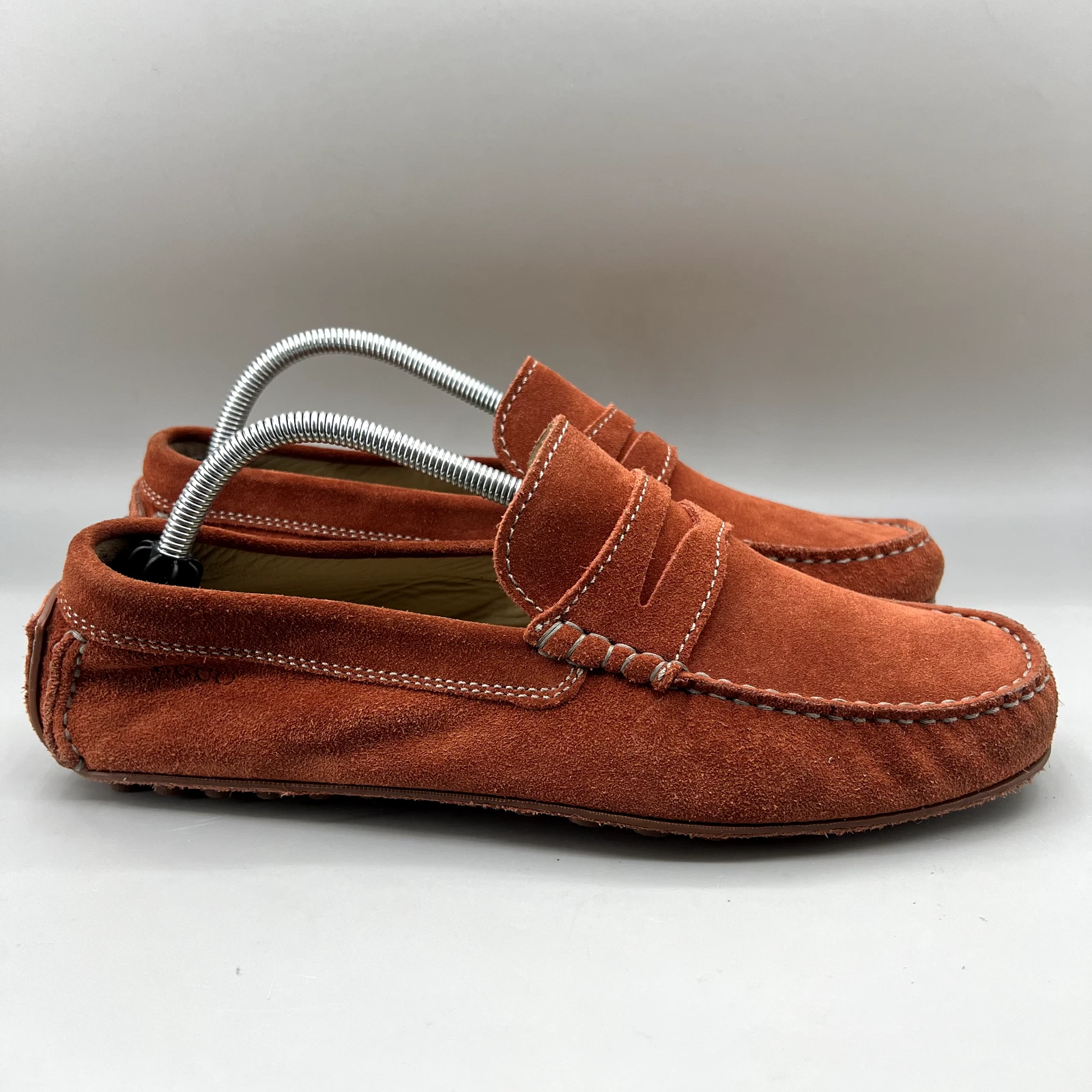 Mocassini da guida Ecco Dynamic Moc 2.0 da uomo taglia 8 8 5 larghi US 42 EU arancione scamosciato