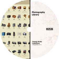  178 VINTAGE PHOTOGRAPHY BOOKS COLLECTION on DVD  CAMERA HISTORY TECHNIQUES