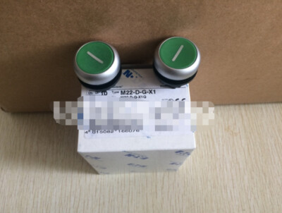 1PCS New Eaton Moeller M22-D-G-X1 M22-D-G-X1Q Pushbutton Switch Green Brand