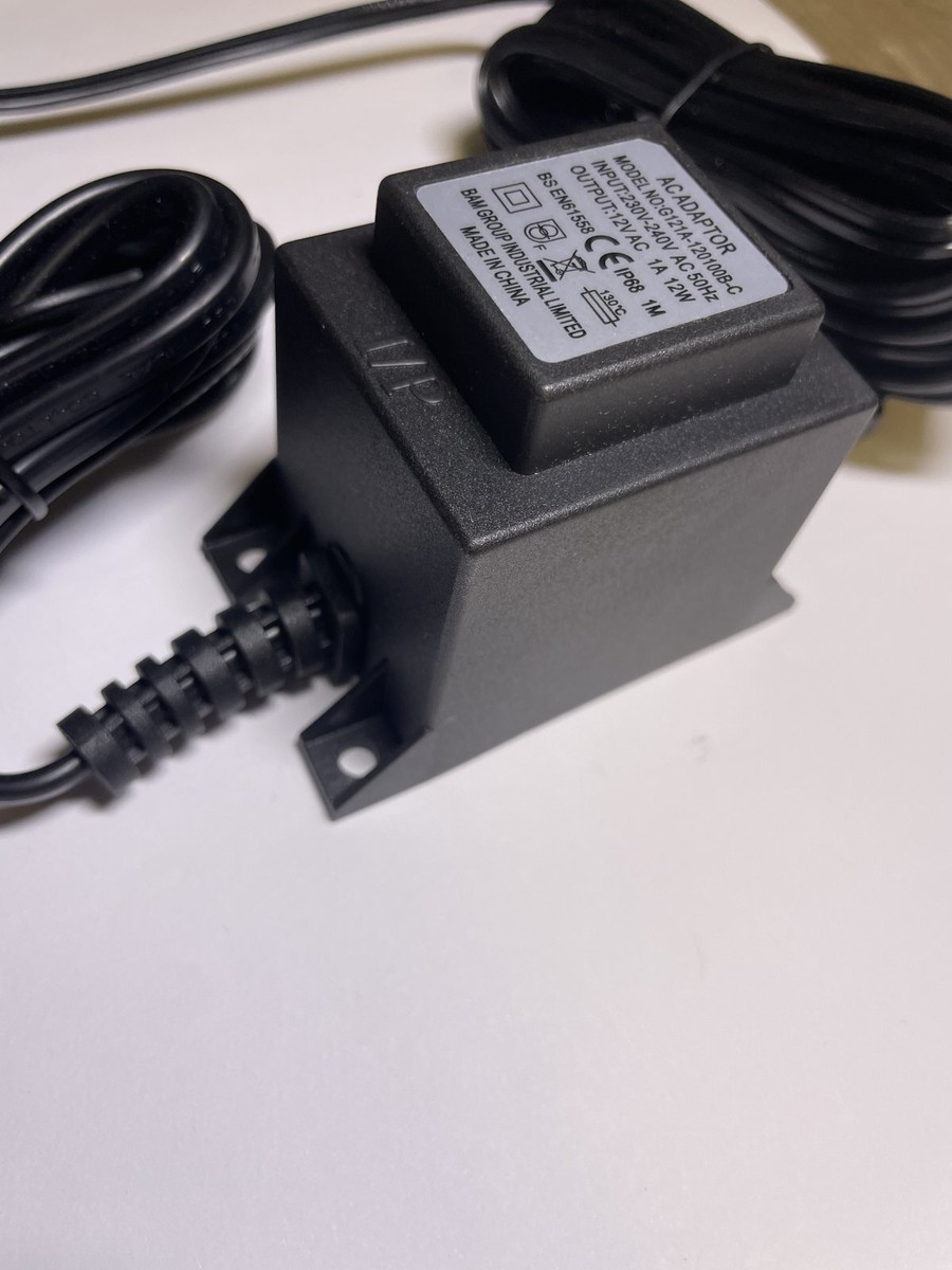 Replacement For 12V AC 420mA AC/AC Adaptor YMACIP44-1200420 Transforme