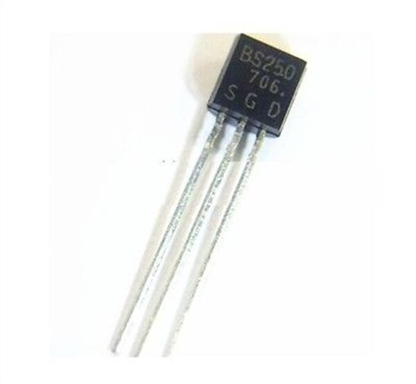 BS250 P MOSFET 45V/0,25A 0,83W TO92 : H A D E X , Spol. S R.o