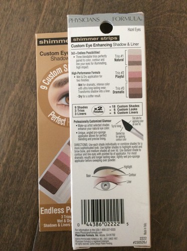 Physicians Formula Shimmer Strips Enhancing Shadow and Liner, Hazel Eyes ,#2222 - Picture 2 of 2